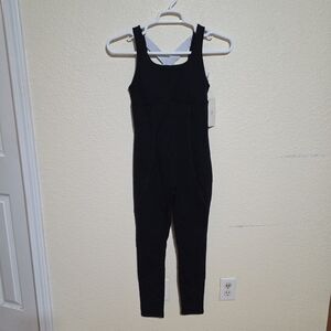 Fabletics Women’s Motion 365 Jumpsuit One Piece Black Size Medium, Racerback